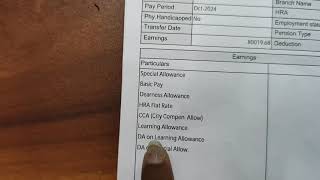 Salary slip of IBPS PO  After 12th bipartite settlement ibpspo [upl. by Teodoor774]