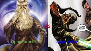 Star Wars Versus Series Oppo Rancisis vs Agen Kolar [upl. by Luhe]