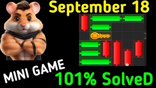 18 September Mini Game Hamster Kombat Today  Mini Game Puzzle EASY Solution  Take key 🔑 [upl. by Lrub932]