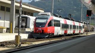 ÖBB Bombardier quotTalentquot Leaving LandeckZams in HD [upl. by Ieppet]