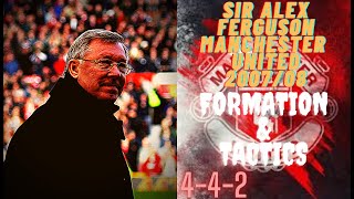 FIFA 21HOW TO PLAY LIKE SIR ALEX FERGUSON MANCHESTER UNITED 200708 FORMATION amp TACTICS [upl. by Harve]