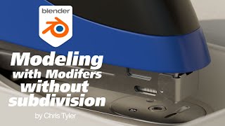 Modeling without subdivision with modifiers for nondestructive editing workflow [upl. by Ceciley]