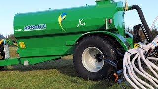 Agronic 10m³ XS Slurry Tanker equipped with 8m Trailing Shoe Injector [upl. by Assilak]