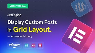 JetEngine Display Custom Posts in Grid Layout Advanced Query [upl. by Humfrey907]