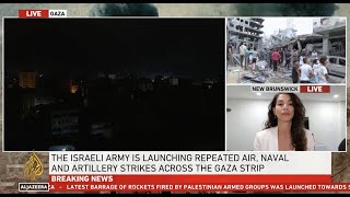 Jadaliyya CoEditor Noura Erakat Contextualizes Israels Indiscriminate Airstrikes in Gaza Video [upl. by Zosi]