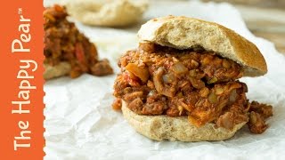 Vegan Sloppy Joe  EXTRA SLOPPY  THE HAPPY PEAR [upl. by Anna-Diana322]