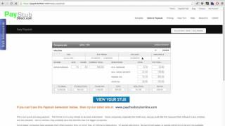 PayStub Direct Overview [upl. by Evot]