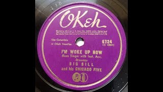 1940s CHICAGO BLUES Big Bill Broonzy  Im Woke Up Now  Okeh  1942 [upl. by Titania]