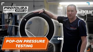 Davanti Tyres  Pop on pressure test with Protoura Sport DSP Runflat [upl. by Yam]