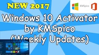 How To Activate Windows 10 In 3 Minutes Using KMSpico Activator For Free NEW 2017  100 Working [upl. by Akinahs434]