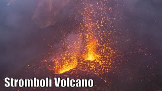 Stromboli Volcano Italy September 2024 [upl. by Nelyahs]