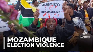 Mozambique election violence Rights groups say at least 11 killed [upl. by Conal711]