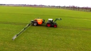 Fendt 415 im Pflanzenschutzeinsatz DJIGoProiPhone [upl. by Rothberg]