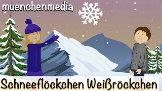 Schneeflöckchen Weißröckchen  Weihnachtslieder  Kinderlieder deutsch  muenchenmedia [upl. by Fishbein]