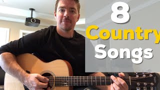 8 Country Songs Beginners Should Learn with Chords [upl. by Haskins]