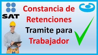 Descargar Constancia de Retenciones Cómo Trabajador [upl. by Annoif]