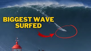 Guiness record of a SURFED wave [upl. by Edmond]