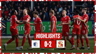 Match Highlights Barrow vs Swindon Town [upl. by Innos241]