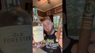 Cigar Pairing Old Forester 1920 and the 2023 Ferio Tego Generoso CigaroftheWeek [upl. by Bergmann315]