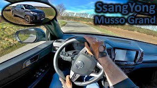 2023 SsangYong Musso Grand 22 eXDI 4x4  POV drive [upl. by Osmen496]