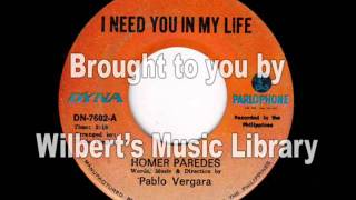 I NEED YOU IN MY LIFE  Homer Paredes [upl. by Orth]