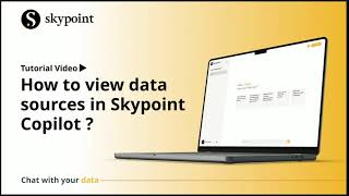 Skypoint AI Copilot  Demo Show Data Sources  Direct Link to Citations [upl. by Anairuy]