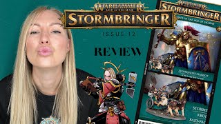 WARHAMMER STORMBRINGER ISSUE 12  Age of Sigmar magazine review [upl. by Ahseiyk724]