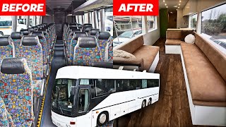 🌟BUS CONVERSION FULL BUILD 🚌 2 years start to finish 🔨 DIY for family [upl. by Werdn]