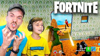 PASSEI NERVOSO NO FORTNITE  Família Brancoala Games [upl. by Annelak]