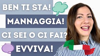 13 Esclamazioni Italiane che Ogni Italiano Usa Impara lItaliano Popolare della Strada B1B2 🇮🇹 [upl. by Aikkin]