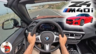 The 2023 BMW Z4 M40i is Unexpectedly Raucous POV Drive Review [upl. by Jt448]