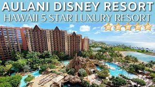 Aulani Disney Resort Hawaii  Luxury 5 Star Beachfront Resort For Families [upl. by Annavas822]