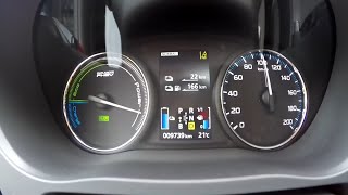 Mitsubishi Outlander 20 PHEV 200 HP 0100 kmh acceleration [upl. by Acimak161]