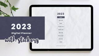 2023 Digital Planner for GoodNotes  Free template ✨ [upl. by Tine921]