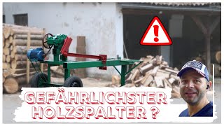 🚑 So einen Holzspalter hast du bestimmt noch nicht gesehen halbautomatischer Brennholzspalter🚑 [upl. by Htebazie404]