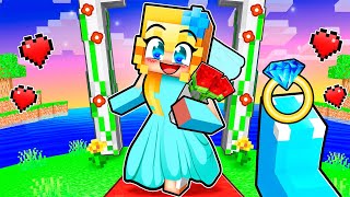 Getting MARRIED to CRYSTAL in Minecraft [upl. by Yong]