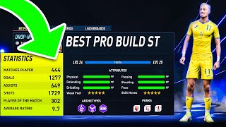 FIFA 22 Pro Clubs BEST STRIKER BUILD MAX LEVEL RATING [upl. by Ahtelrac59]