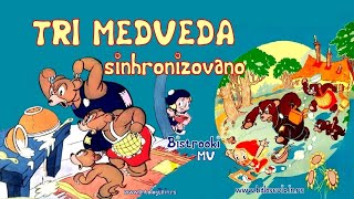 Crtani film – ZLATOKOSA I TRI MEDVEDA Sinhronizovano [upl. by Nnylg165]