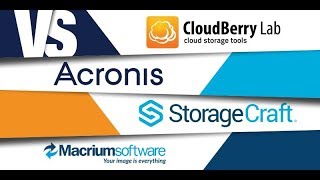 Small Business Backup Cloudberry vs Acronis vs StorageCraft vs Macrium [upl. by Scarito]