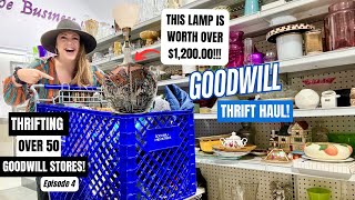 AN UNBELIEVABLE FIND THRIFTING OVER 50 GOODWILL THRIFT STORES Thrift With Me Episode 4 [upl. by Hoshi]