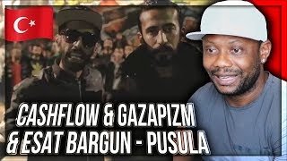 Sıfır Bir Soundtrack Cashflow amp Gazapizm amp Esat Bargun  Pusula TURKISH RAP REACTION [upl. by Inalaeham]