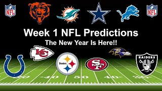 NFL Week 1 Predictions [upl. by Ewart]