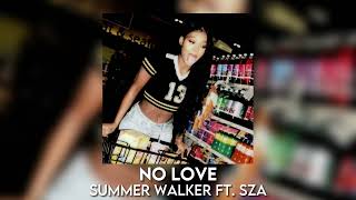 no love  summer walker ft sza sped up [upl. by Aisena]