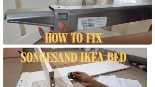 How to assemble songesand IKEA bed 2024 [upl. by Tonye]