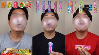 COMPILATION EATING VARIOUS BUBBLE GUM [upl. by Enilra281]