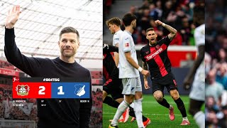 Bayer Leverkusen vs Hoffenheim 21 Bundesliga highlights 2024  Bayer Leverkusen COMEBACK [upl. by Schug421]