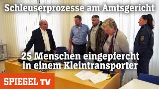 Anklagen gegen Menschenschmuggler Ein Amtsgericht führt fast nur noch Schleuserprozesse durch [upl. by Routh]