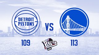 PISTONS VS WARRIORS Revved Up Recaps 15 [upl. by Aihsenot]