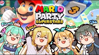 【MARIO PARTY SUPERSTARS】 MALDING SESSION 【NIJISANJI EN  Finana Ryugu】 「Collab」 ft Pomu Luca Ike [upl. by Yasdnyl]