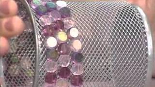 Beaded Mesh Pencil Holder [upl. by Luwana]